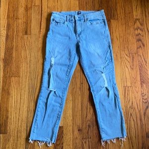 Blue ripped Gap Denim jeans